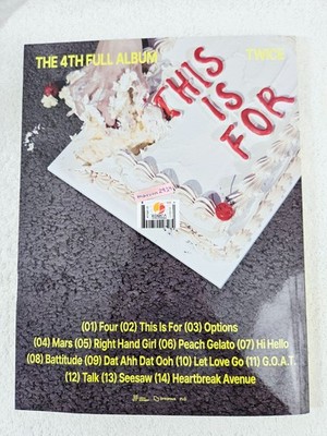 TWICE This Is For Signed Promo Album Autographed + Message Kpop