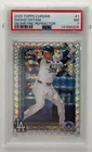 2025 Topps Chrome Shohei Ohtani Geometric Refractor #1 Los Angeles Dodgers PSA 7