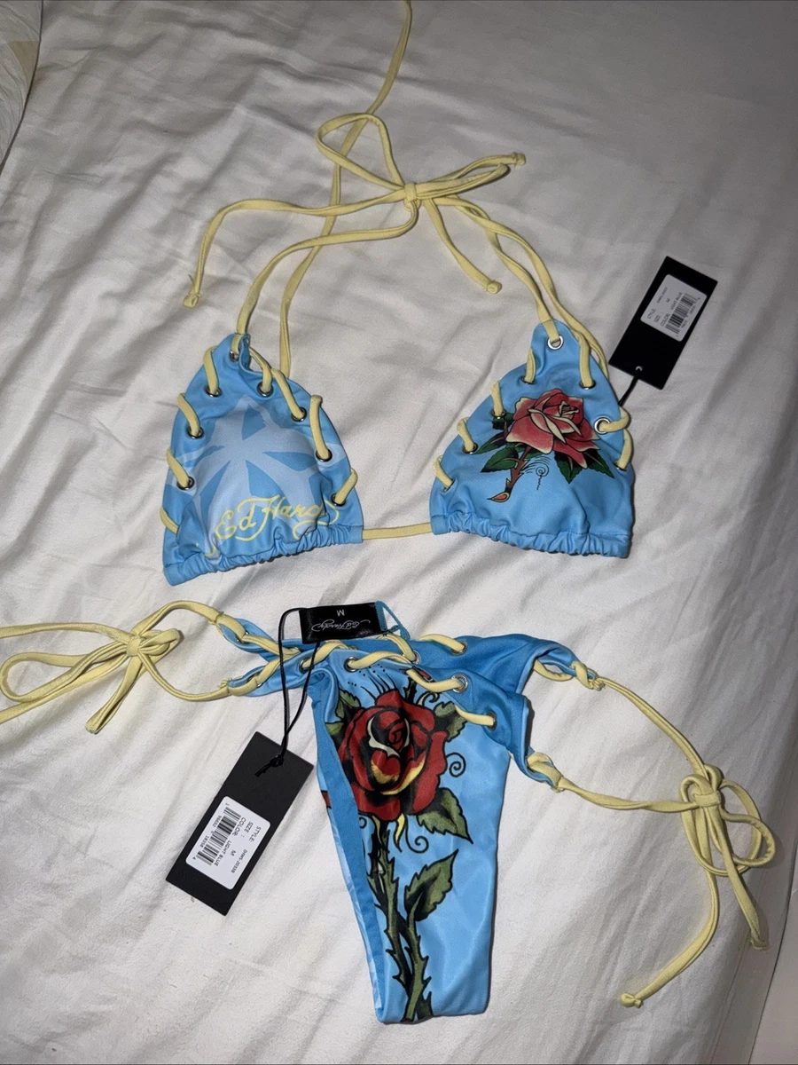 Ed Hardy Blue Swimwear for Women for sale | eBay