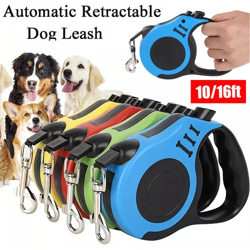 Retractable Dog Leash Automatic Telescopic Tractor Dog Tape, Pet Tape 10/16 FT