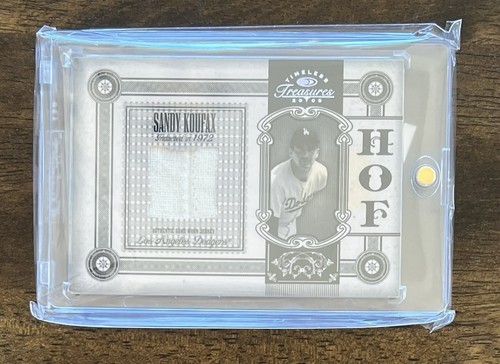 Sandy Koufax #19/25 💥 2005 Donruss Timeless Treasures JERSEY #HOF-32 - DODGERS - Picture 2 of 4