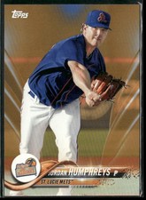 2019 Topps Debut Jordan Humphreys Orange /25