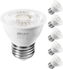 PAR16 LED Bulb 60W Equivalent, 6W Short Neck Spotlight Bulb, 660Lumen, 2700K War