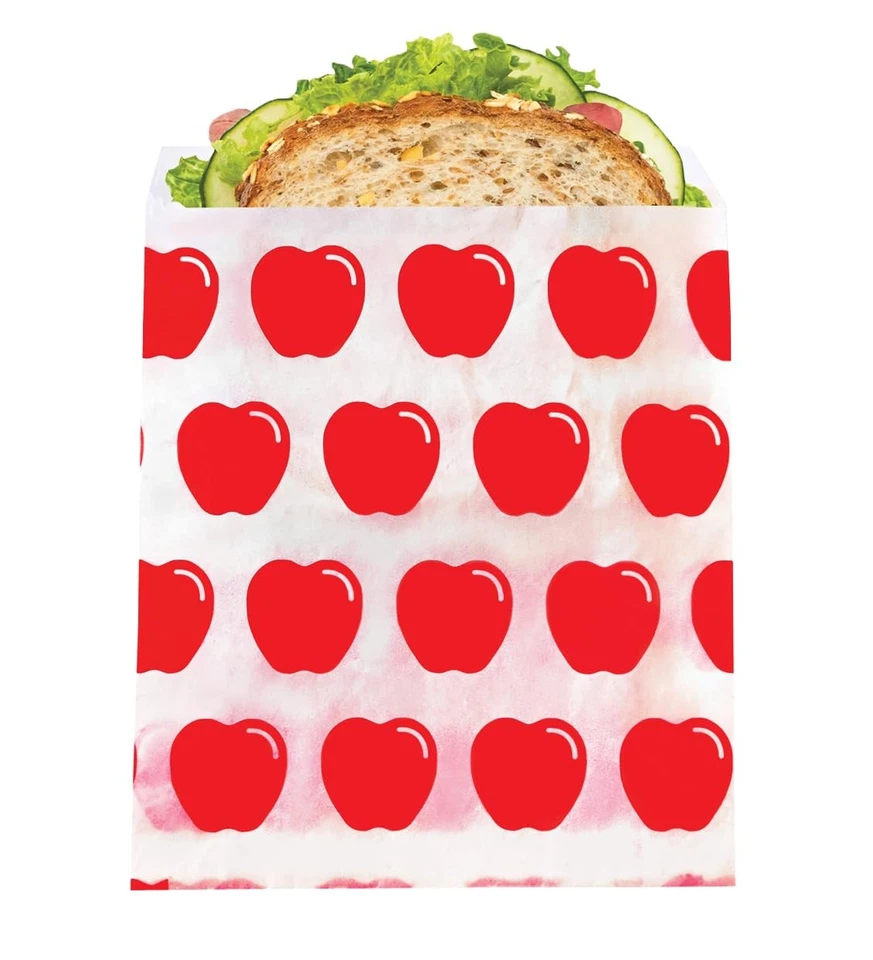 午餐皮环保纸三明治袋新鲜零食和餐点 — 第 4/4 张图片