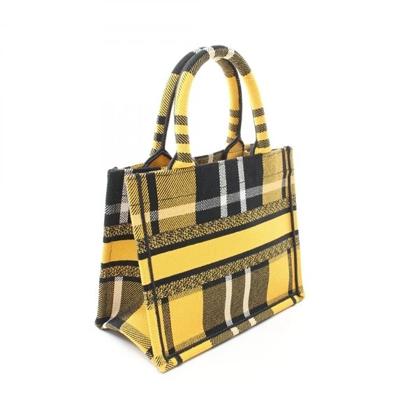 Petit sac fourre tout Dior Book femme occasion cuir abîmé logo classique
