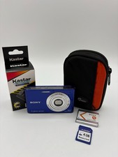 Sony Cyber-Shot DSC-W330 14.0MP Digital Camera Blue w/4x Zoom Bundle