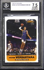 2023 SPORTS ILLUSTRATED FOR KIDS VICTOR WEMBANYAMA ROOKIE RC BGS 7.5