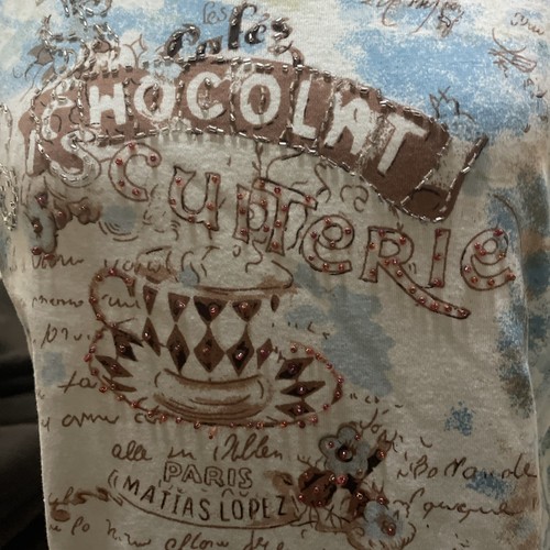 Take Two Cafe Chocolate All Over Print Tank Top Size XLNew With Tags - Picture 2 of 11