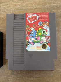 Nintendo NES, Bubble Bobble - NES cartridge Authentic- TESTED 1985