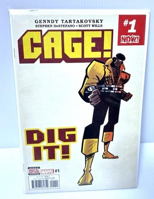 Marvel Comics Cage #1 Comic Book First Issue Superhero Action Collectible Rare
