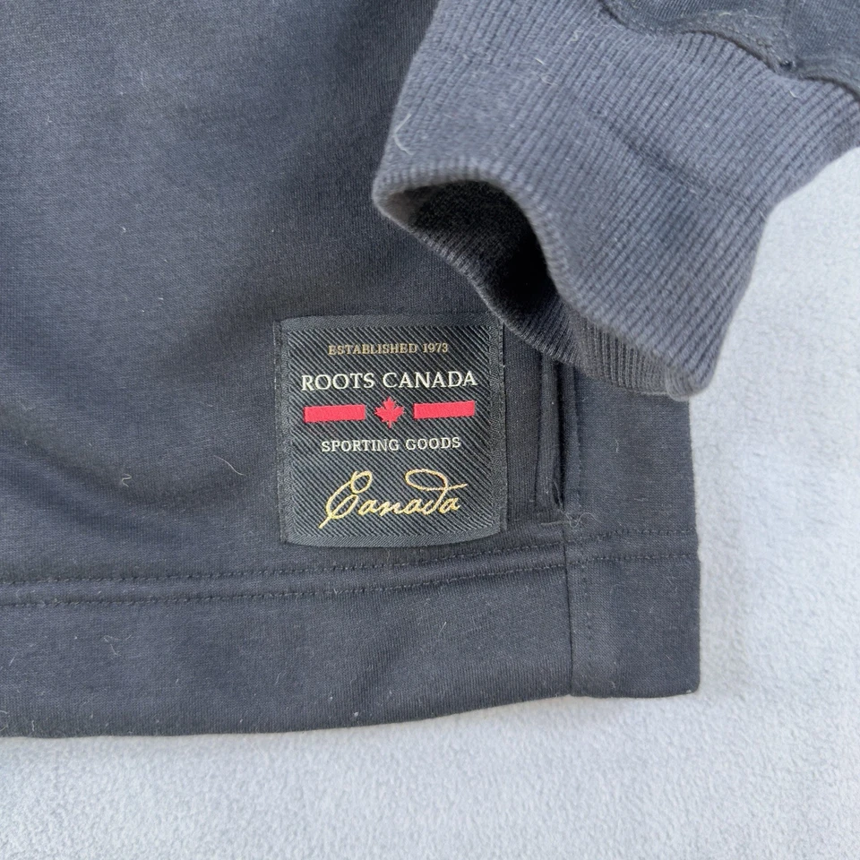 Chaqueta Roots Canada Para Hombre XS Negra Manga Larga Cremallera Completa Polar Artículos Deportivos Foto 2 de 4