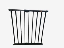 North States Toddleroo Black Steel Baby Gate For Stairs Doorways Models 5050/5