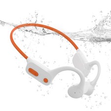 Swimming Headphones, Bone Conduction Open-Ear Headphones for Swimming, 32GB M...