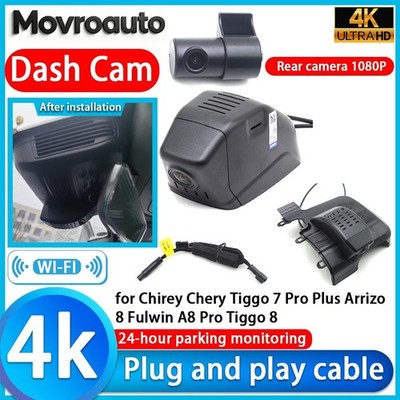 4K DVR Dash Cam for Chirey Chery Tiggo 7 Pro Plus Arrizo 8 Fulwin A8 Pro Tiggo 8