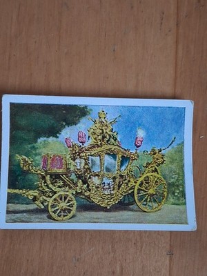 Salem Cigaretten Sammelbild Die bunte Welt Nr. 203 Alte Prunkwagen Königin