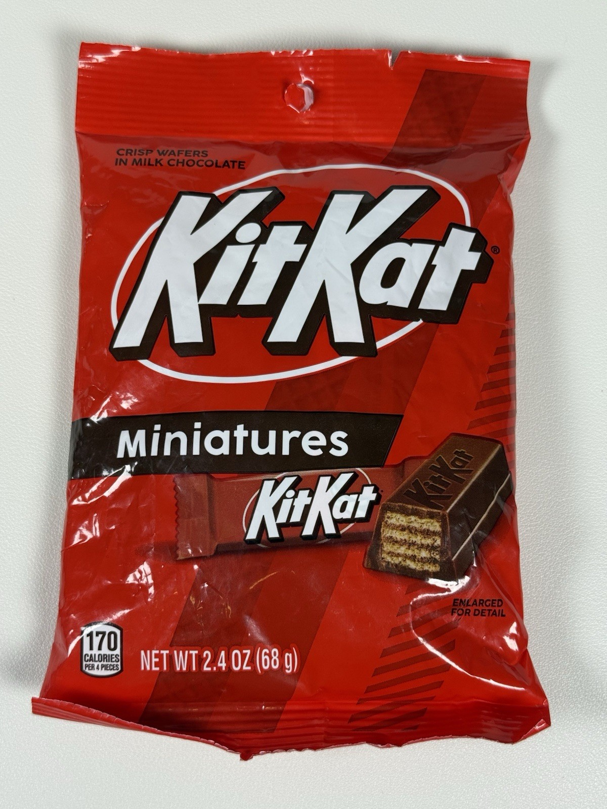 Kit Kat Milk Chocolate Wafer Snack Size Candy Bars FRESH BAG-Comb.SHIP +$1/ea