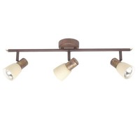 Brilliant Lampe Luca Spotrohr 3Flg Altkupfer/Champagner | 3X R50, E14, 40W, Geei