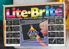 Vintage 1986 Milton Bradley Lite Brite Toy