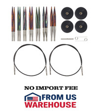 nit P icks Options 2-3/4" Short Tip Interchangeable Wood Knitting Needle Set M