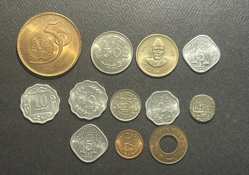 Middle East Mixed Years & Denominations Minor Coins: Lot of 12--9606624