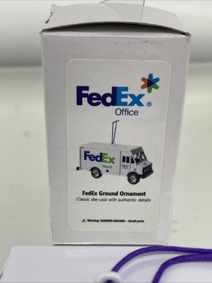 FedEx Ground Die-Cast Truck Ornament w/ Box – FedEx Office Promo