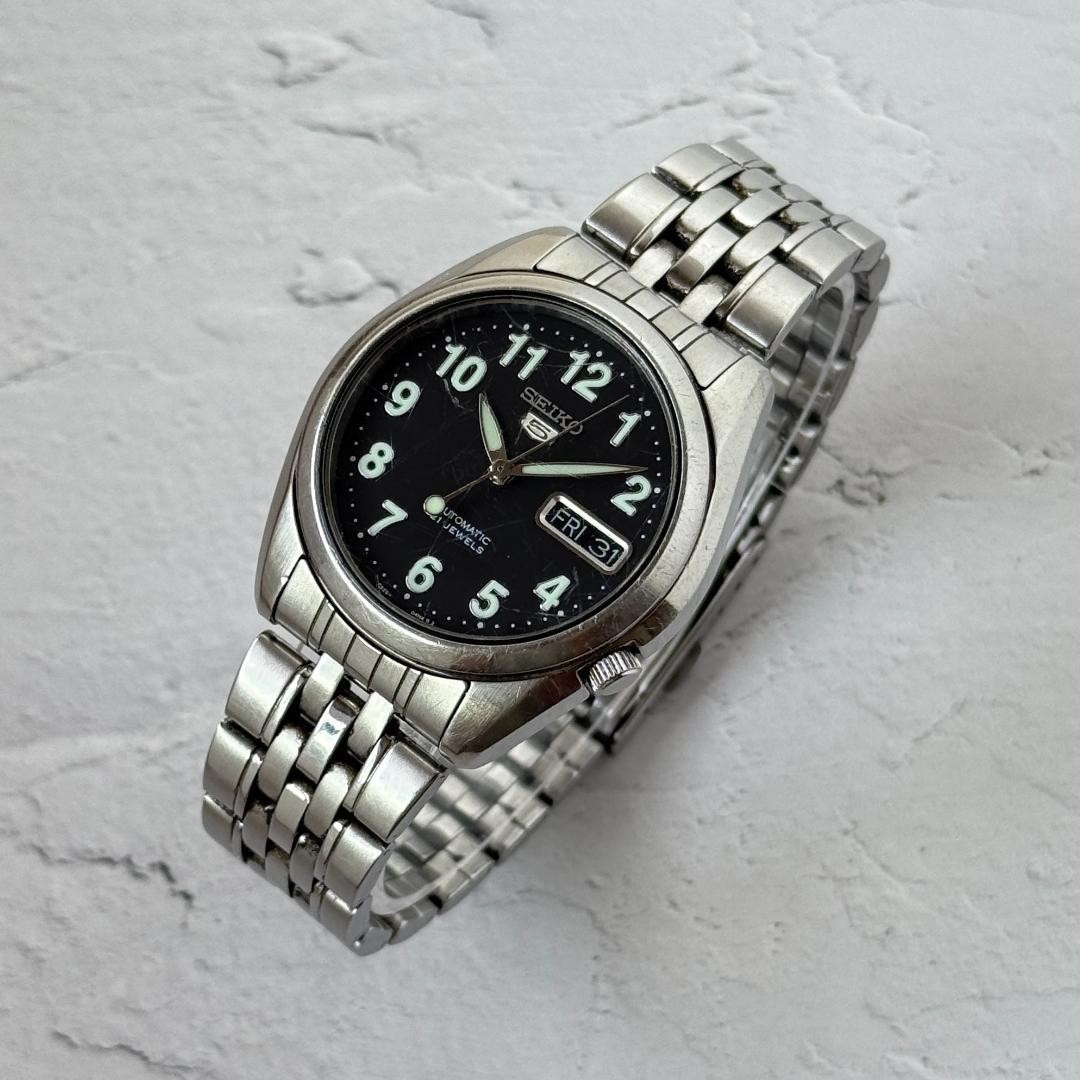 Seiko 5 Sports Men's Black Watch - 7S26-01V0 for sale online