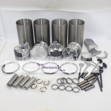 For Kubota V1512 Engine Overhaul Rebuild Kit Piston Liner Main Bearing Gasket