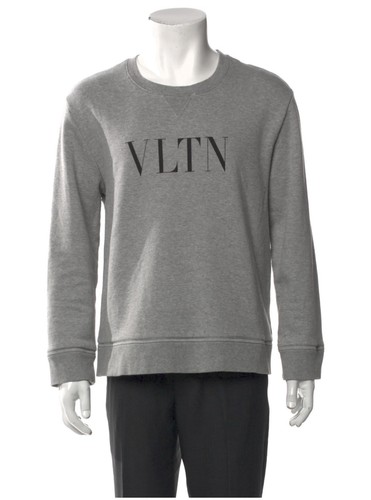 Valentino VLTN Logo Sweatshirt Men's Crew Neck Pullover Sweater - Size M