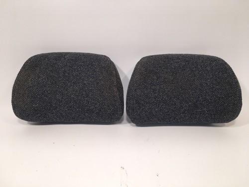 Volvo 240 Head Rest Pads Pair Blue Cloth 244 245 Front Headrest