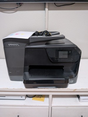HP Officejet Pro 8710 Wireless Printer Copy Scan Print Fax WiFi Page Count 8520