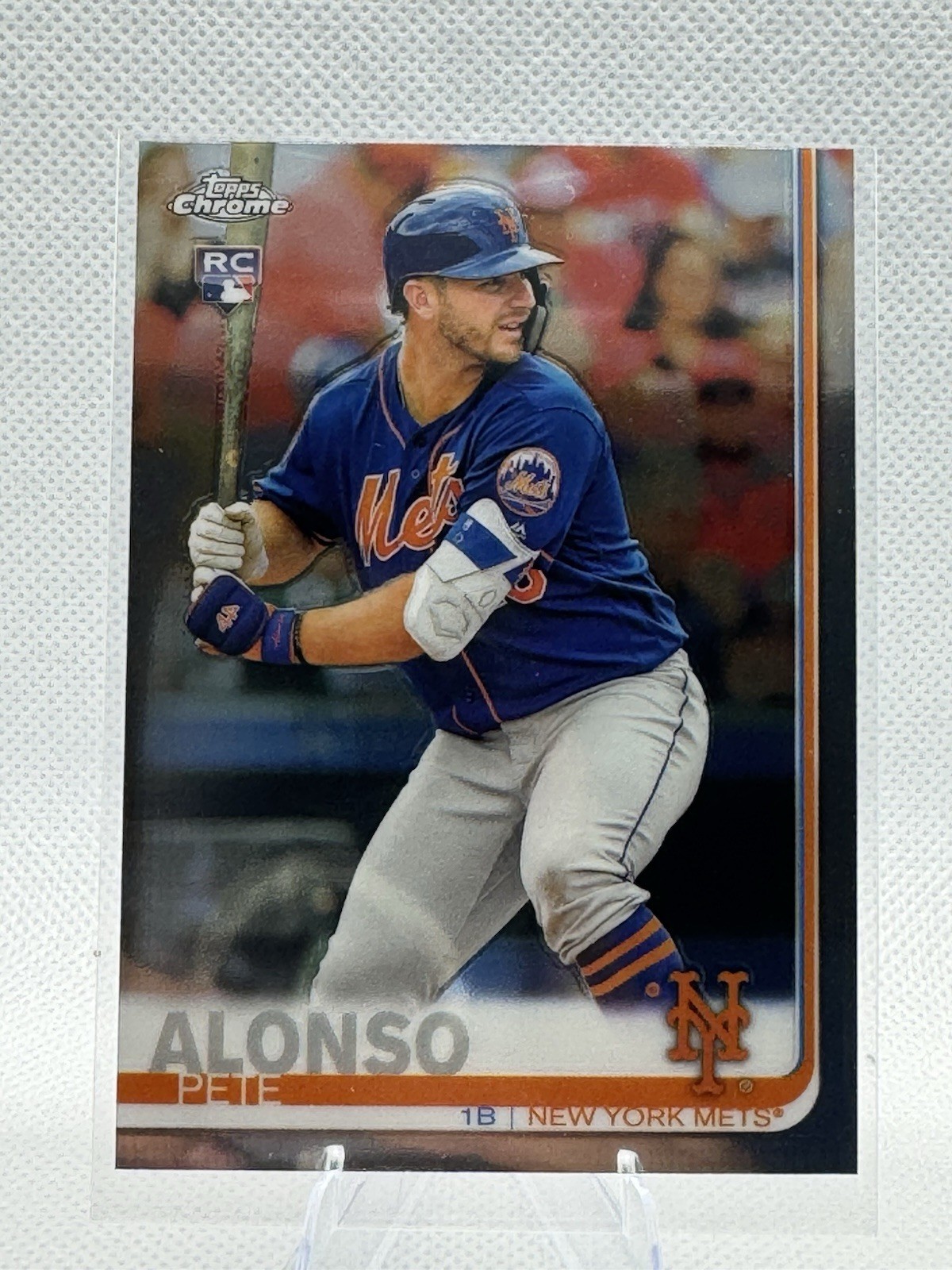 2019 Topps Chrome Rookie Pete Alonso #204 New York Mets Baseball