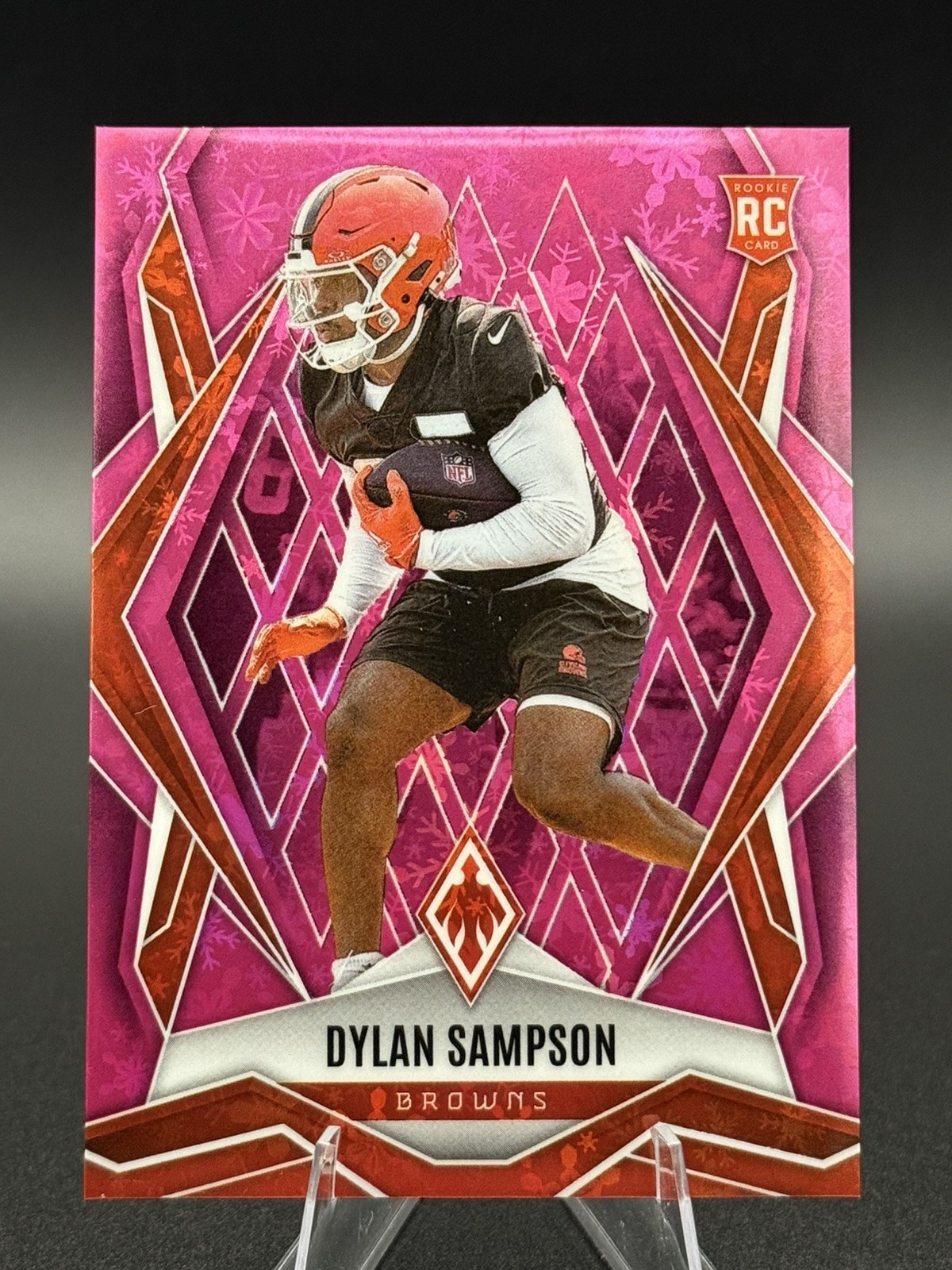 2025 Panini Phoenix - Rookies Dylan Sampson #250 Pink Winter /299 (RC)