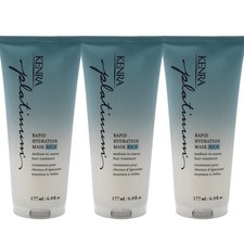 X3 KENRA PLATINUM RAPID HYDRATION MASK RICH 6 OZ MEDIUM TO COARSE HAIR TREATMENT