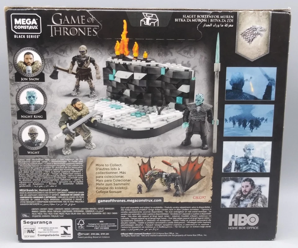 MEGA CONSTRUX BLACK SERIES GAME OF THRONES BATTLE BEYOND THE WALL BRAND NEW !!! - Image 2 of 2