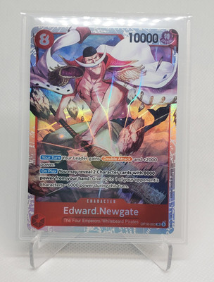 One Piece Edward.Newgate OP16-003 Character Special Holo 10000 Power Cost 8 EN