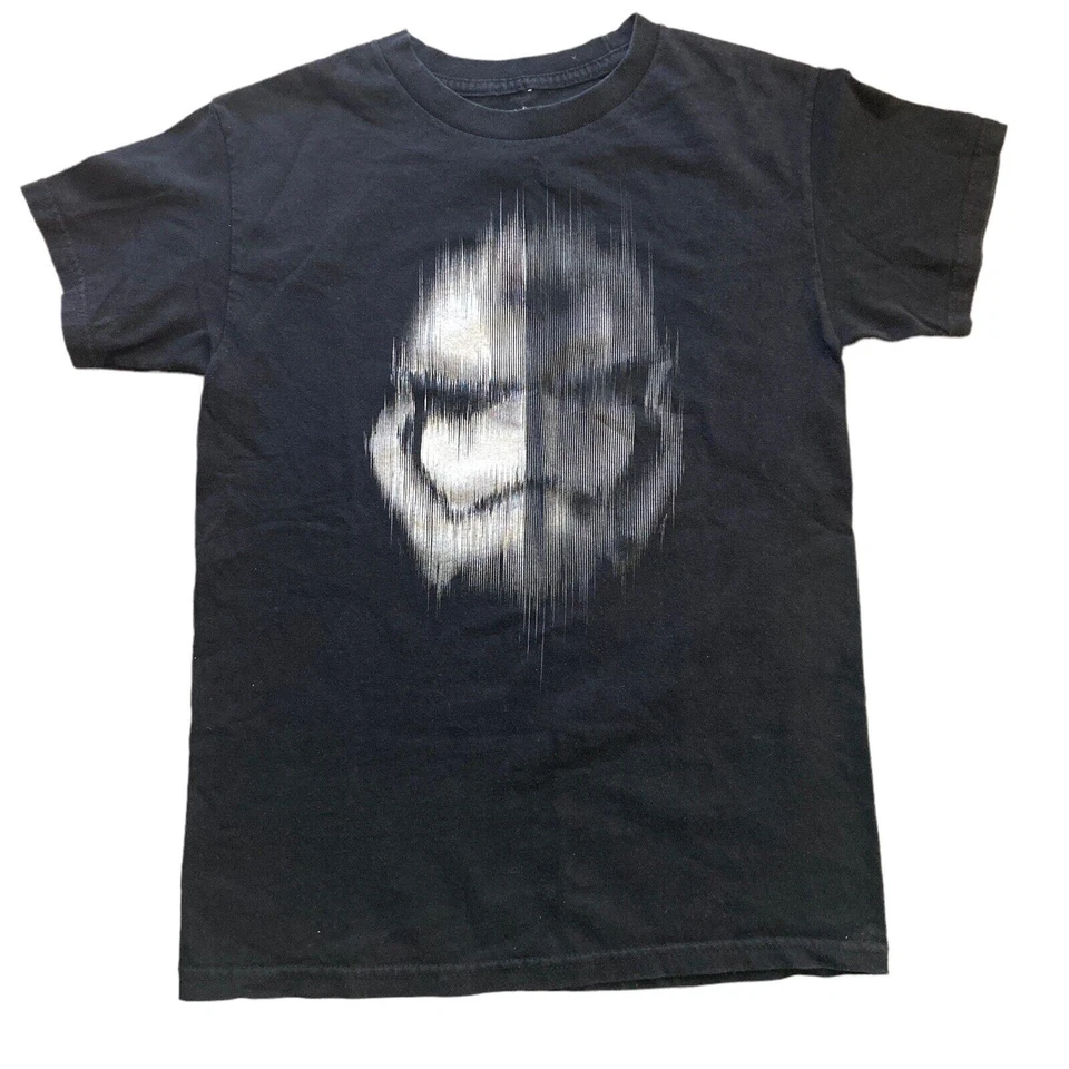 Camisas Starwars Niños Pequeñas Storm Trooper Negro Blanco Elastizadas Manga Corta Foto 4 de 4