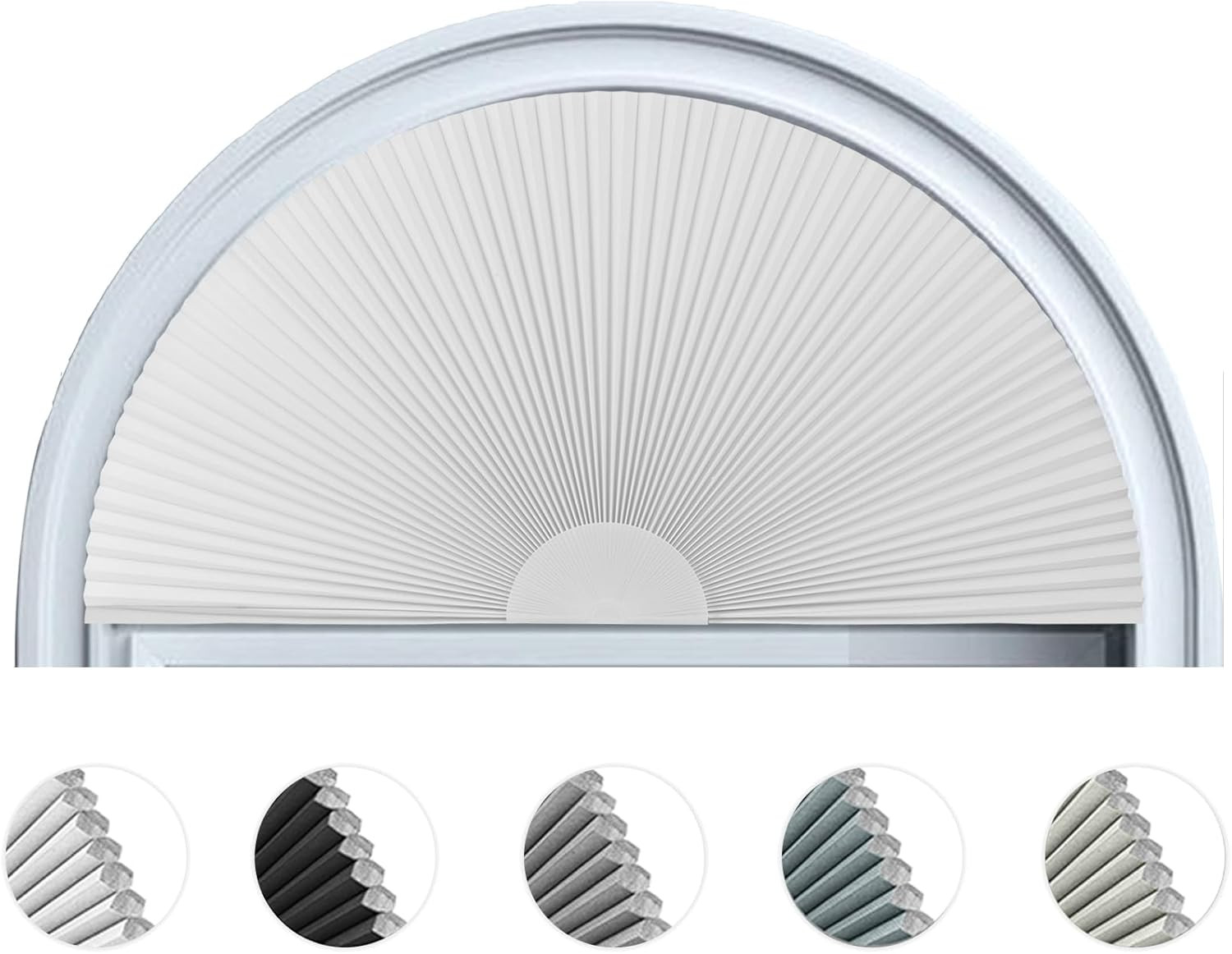 Half Circle Moon Window Covering No D