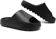 New Yeezy Slide HQ6448 Onyx Unisex Slipper Outdoor Sandal Without Box