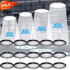 10 Pack 500W UFO LED High Bay Light Shop Industrial Commercial Factory Warehouse