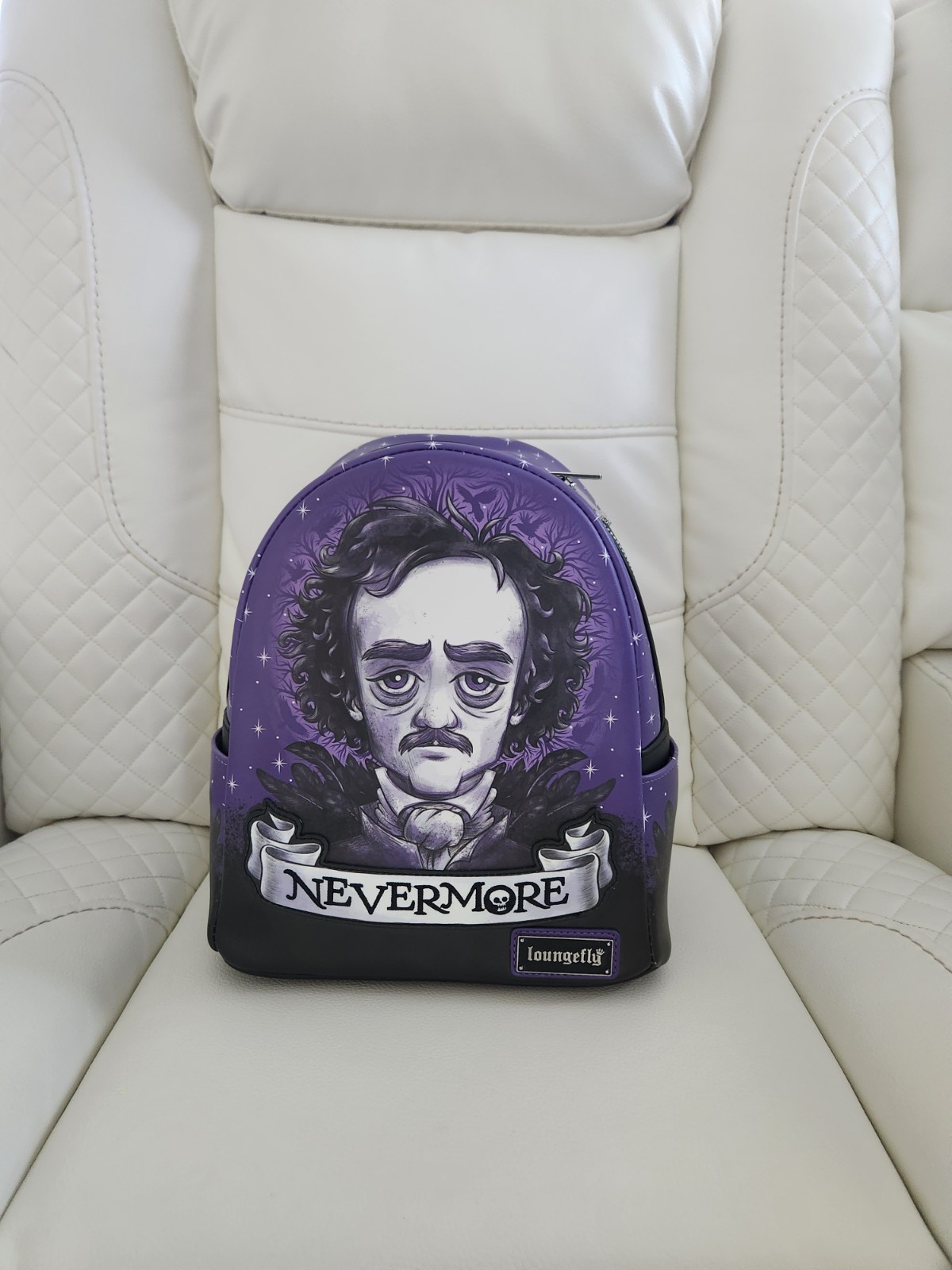 Loungefly Edgar Allan Poe Nevermore Raven Mini Backpack NWT