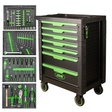 carrello portautensili per officina cassettiera attrezzi con 172 utensili JBM