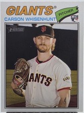 2026 Topps Heritage - Carson Whisenhunt #79 (RC)