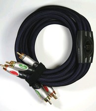Monster Lucasfilm THX Certificato RCA Componente Audio/Video Cavi Placcati Oro 4ft