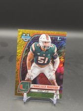 2024 Bowman University Chrome - Francisco Mauigoa #30 Gold Shimmer Refractor /50