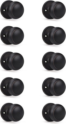 10 Pack Oil Rubbed Bronze Dummy Door Knob Single Side Closet Door Knob