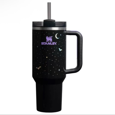 #ad #ad Stanley Halloween 40oz H2.0 Flow state Quencher Tumbler Spellcast Black $99.99