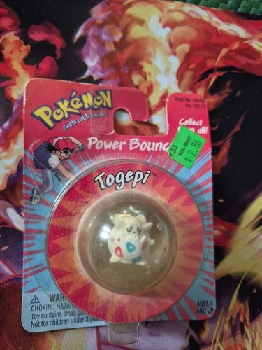 Hasbro Pokemon Power Bouncer Ball Togepi Vintage Nintendo Toy 1999 New Sealed