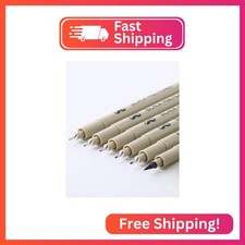 Mr. Pen- Drawing Pens for Artists, 6 Sizes, Black Multiliner, Artist pens, Micro