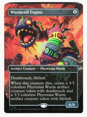 Wurmcoil Engine #2196 (Rainbow Foil) (NM) Secret Lair Play-Doh Extra Life MTG