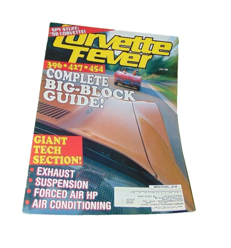 Vintage CORVETTE FEVER Magazine June 1995 Complete Big-Block Guide 396 427 454